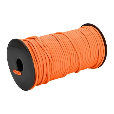 

100m Orange 9-Strand 4mm Paracord Lanyard Heavy Duty Cloth Line Camp Rope