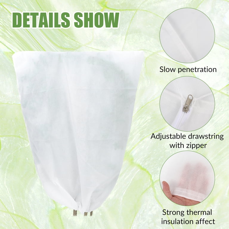 Plant Frost Protection Covers, 3 Pack, 40x31 Inches photo 6
