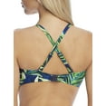 thumbnail image 2 of Women's Pour Moi 13202 Free Spirit Underwire Bandeau Bikini Swim Top (Palm 38C), 2 of 2