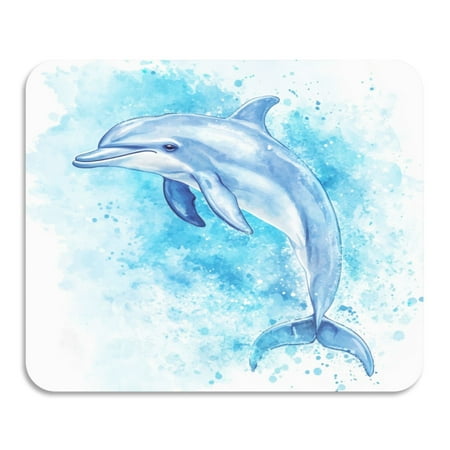 

Diatom Mud Drain Pad 19.7x15.7 Inch Dish Drying Mats Magical Mat Magic Mat Kitchen Drain Mat Coffee Drain Mat Table Drain Mat Blue Watercolor Dolphin