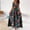 91#Green, variant on Ftwytp Women Dress Summer Sleeveless Bohemian: Floral V Neck Button Down Flowy Boho Dresses 2024 Women's Fashion Bohemian V-Neck Loose Sleeveless Print Ankle-Length Dress