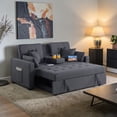 thumbnail image 2 of Cosmic Homes  Fabric Upholstered Sofa Bed With USB Charging Ports - Grey, 2 of 8