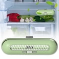 thumbnail image 2 of Green Rechargeable Fridge Deodorizer, Portable Ozone Eliminator for Car, USB Odor Remover for Closet, 2 of 5