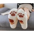thumbnail image 5 of Fluffy cat socks with cat paws 6 different pairs, 5 of 5