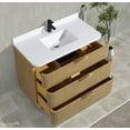 thumbnail image 5 of Calamigo 42" Bathroom Vanity Oak, 5 of 11