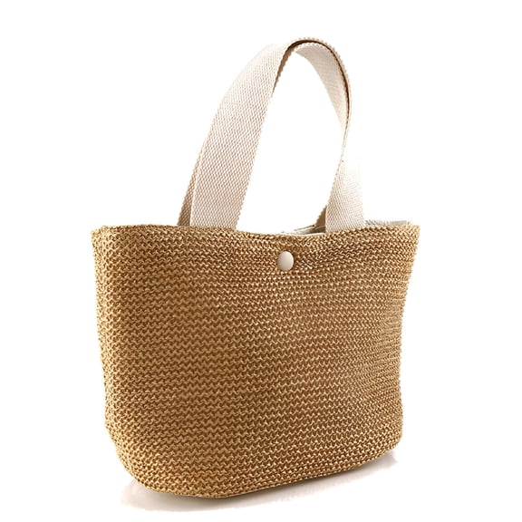 GASTROPOD Women Wicker Handbag Tote Beach Straw Woven Summer Rattan Basket Bags Decor
