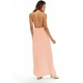 thumbnail image 2 of ppyoung Women's Beach Crochet Backless Bohemian Halter Maxi Long Dress, 2 of 3