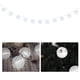thumbnail image 4 of Guirnalda de luces solares blancas con 20 luces LED impermeables para exteriores, para patios y días festivos, 4 of 8
