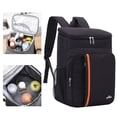 thumbnail image 4 of Yuarrent Mochila térmica WEYOUNG de 18L, mochila impermeable para exteriores, bolsa enfriadora para barbacoa, bolsa escolar de tela Oxford, Kits de desorden para acampar Negro, 4 of 6