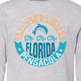 thumbnail image 4 of Inktastic Pensacola Florida Long Sleeve Youth T-Shirt, 4 of 5