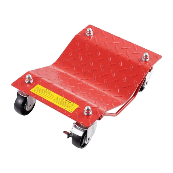 Wheel Dolly 8000 lbs Capacity - 4 Pack Heavy Duty Car Tire Stake Vehicle Moving Dolly - 360° Swivel Casters with Lock
