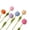 B, variant on Handmade Crochet Tulip Flower Bouquet Knitted Multicolor Floral Arrangement for Home Table Centerpiece Wedding Gift 16 Inch