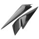 thumbnail image 3 of 1pair Carbon Fiber Headlight Eyebrows Cover Eyelids Trim For Bmw X1 E84 2009-2014 Car Styling For F, 3 of 5