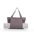 thumbnail image 1 of Nvzi Bolsa básica de lona para esterilla de yoga y pilates con bolsillo para transportarla (gris), 1 of 5