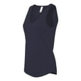 thumbnail image 2 of Bella + Canvas Flowy V-Neck Tank (B8805) Midnight Navy, 2XL, 2 of 5
