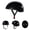 gloss black, variant on Ultra-Thin Comfortable Beanie Motorcycle Retro Half Helmets for Adults, 55-62cm