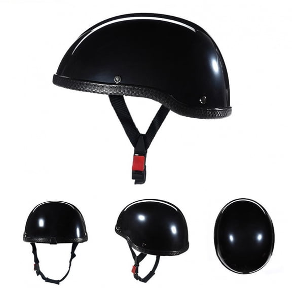 Ultra-Thin Comfortable Beanie Motorcycle Retro Half Helmets for Adults, 55-62cm