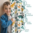 thumbnail image 3 of Blackout Kids Curtains,Colorful Dinosaurs Palm Trees Pattern Childrens Insulated Curtains Set Of 2,Bedroom Essentials,Toddler Room Decor 42"x54", 3 of 5