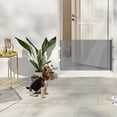 thumbnail image 6 of Retractable Stair Gate, Indoor Pet Stair Barrier, No Drilling Safety Gate, Barriere De Securite Bebe, for Stairway Hallway Patio Porch Yard Balcony Deck Bathroom Garage, 6 of 7