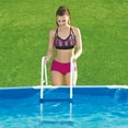 thumbnail image 3 of Funsicle 48 Inch SureStep 3 Stair Outdoor Above-Ground Swimming Pool Ladder, 3 of 7