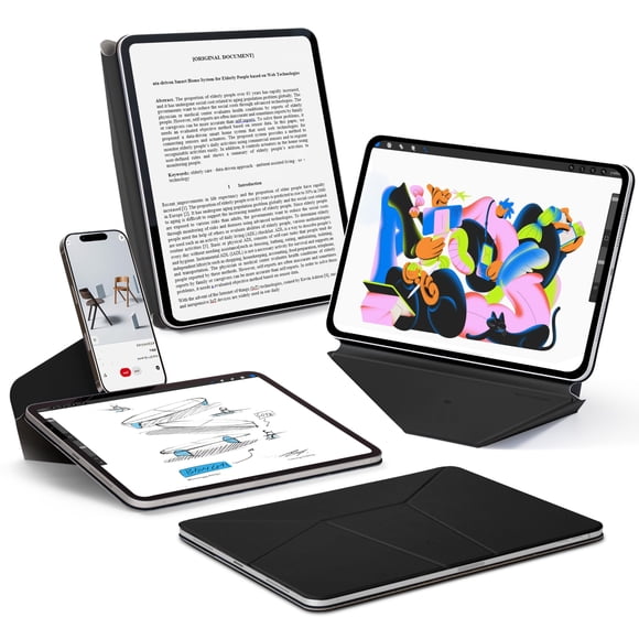 MOFT Étui Folio Dynamique pour iPad Air 11 Pouces (M3 2025 / M2 2024) et iPad Air 10,9 Pouces 5e 4e Génération 2022 2020, Étui Support Magnétique Silencieux avec 20+