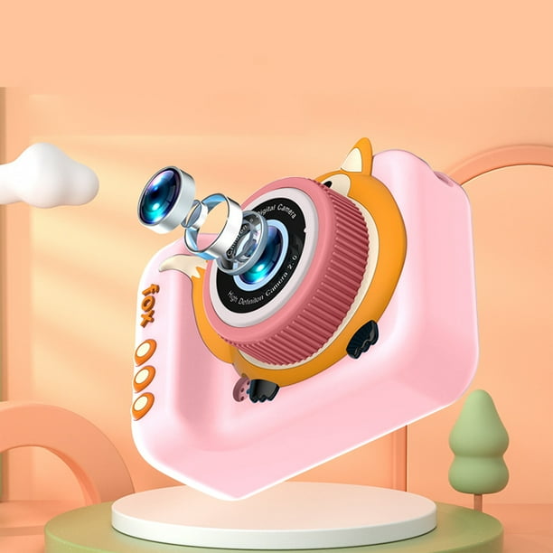 Cámara digital, regalo navideño para niños, alta definición, toma frontal y trasera, 2000 W, mini cámara de video de 2.0 pulgadas, puede tomar fotografías sin tarjeta. Cámaras digitales