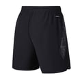 thumbnail image 2 of PNTUTB Men's Solid Color Quick Dry Breathable Athletic Drawstring Waistband Shorts with Slightly Split Hem and Zipper Pockets, 2 of 6