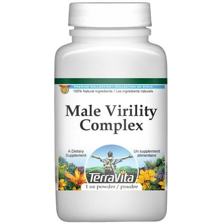 - Male Virility Complex Powder - Muira Puama, Schizandra, Siberian Ginseng, Ginkgo Biloba (1 oz, ZIN: 511973)