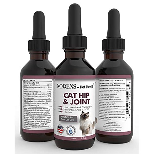 NODENS CAT Hip and Joint Glucosamine for Cats with Chondroitin and Opti