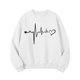 thumbnail image 4 of Sudadera sin capucha para niños, con cuello redondo, estampada, manga larga, sudadera con capucha de polar de tamaño mediano para niños, blusa de poliéster para niños, 4 of 6