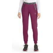 Dickies Dynamix Women Scrubs Pant, Natural Rise Tapered Leg Jogger, DK185T, M Tall, Navy