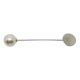 thumbnail image 4 of 100 piezas de alfileres de chal de suéter perla de imitación decoración de ropa alfiler de seguridad broche trasero alfileres de broche para mujeres n White_1.4cm Perla, 4 of 4