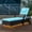 Blue & Black, variant on Uforic LED Outdoor Lounge Chair with 5-Level Recline, Wheels, Storage, Patio Wicker Chaise, Brown/Beige