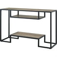 thumbnail image 3 of LV00887 - Console Table, Rustic Oak & Black Finish - Idella, 3 of 6