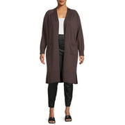 Terra & Sky Women's Plus Size Duster Cardigan