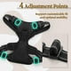 thumbnail image 4 of Arnés para perros Rabbitgoo sin tirones, ajustable, negro, XL, 4 of 8