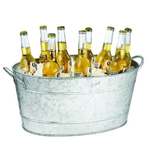 TableCraft Produits Remington Collection Bac à Boisson en Acier Galvanisé, 9-1/2-Inch by 14-1/2-Inch by 23-Inch
