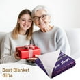 thumbnail image 4 of wajoiu Best Mom Ever Blanket - 60"x50" Soft Fleece Blanket for Mom, Perfect Christmas Birthday Gift for Mom from Son or Daughter, Cozy Blanket for Mother''s Bed or Sofa, 4 of 6