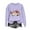 #013-Purple, variant on Craaazy Santa Christmas Graphic Sweatshirt Long Sleeve Xmas Pullover Shirt Gifts