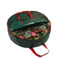 thumbnail image 4 of Bolso De Contenedor De Almacenamiento Con Cremallera Para Navidad De Verde 60x20cm Yuyangstore Caja de almacenamiento de corona, 4 of 8