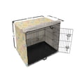 thumbnail image 6 of Summer Dog Crate Cover, Beach Fun Umbrellas Surfboard Flip Flops Life Sunbathing Repetition, Easy to Use Pet Kennel Cover Small Dogs Puppies Kittens, 7 Sizes, Pale Pink and Yellow, by Ambesonne, 6 of 6