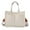 while, variant on Oversized Canvas Tote Bag for Women - Laptop Carrying Bag with Multi Pockets, Casual Work & School Essential