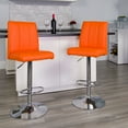 Flash Furniture Contemporary Vinyl Adjustable Height Barstool with