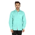 thumbnail image 1 of Bestman Chemises en Coton Classiques Formelles à Boutons Contraste Intérieur Coupe Régulière Chemise de Bureau pour Hommes, 1 of 7