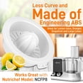 thumbnail image 2 of Food Processor Citrus Juicer Attachment - Replacement Parts for NutriChef Multifunction Food Processor Model Number: NCFP8, 2 of 7