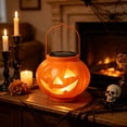thumbnail image 4 of Solar Pumpkin Lights, Outdoor Halloween Decorations with Auto On/Off, Waterproof LED Garden Lantern for Yard, Patio, Porch, Lawn, Festive Display, 4 of 6