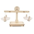 thumbnail image 2 of Balance DIY Balance Scale Lever Wooden Weighing Scale Science Math Teaching Scale Early Educational Balancing Toy for Students Kids, 2 of 7