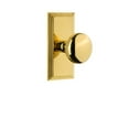thumbnail image 3 of Grandeur Carfav_Prv_234 Carre Solid Brass Rose Privacy Door Knob Set - Nickel, 3 of 6