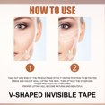 thumbnail image 3 of Cinta Invisible En Forma De V Cinta Invisible en forma de V, pegatinas de cara fina, herramientas de maquillaje para adelgazar la cara, 40 Uds. DQrwqpou Cuidado Belleza, 3 of 4