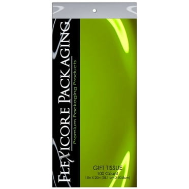 Oasis Green Gift Wrap Tissue Paper 15in X 20in - 100 Sheets